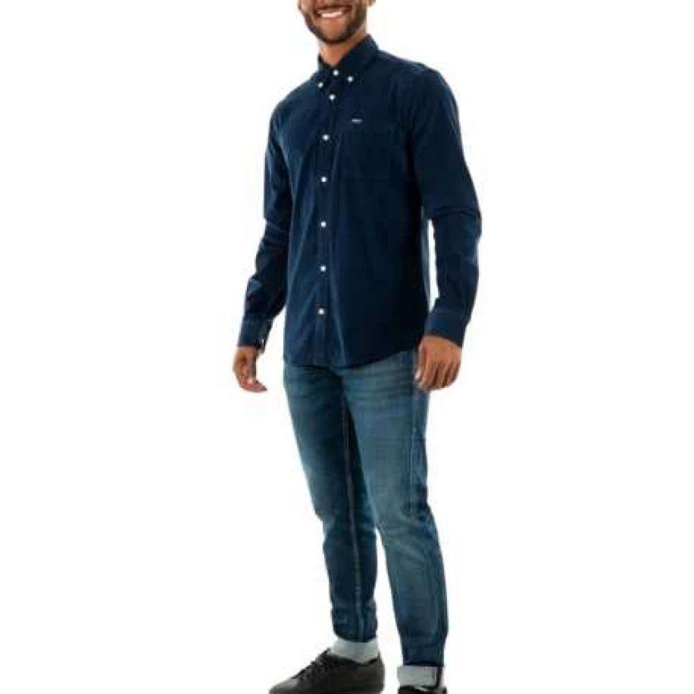 Barbour Ramsey Navy Tartan Shirt Blue Heren