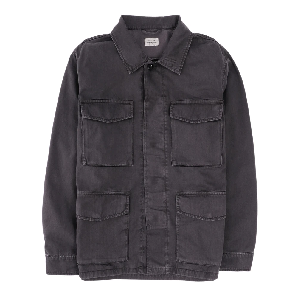 Hartford Militair-geïnspireerde Field Jacket Black Heren