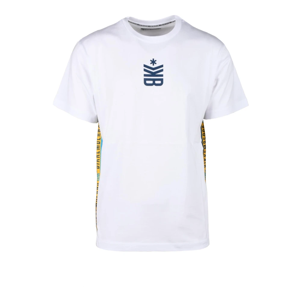 Bikkembergs Katoenen T-shirt White Heren