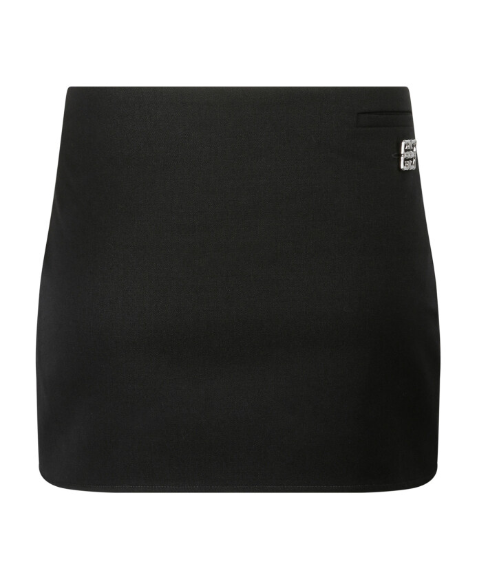 black-4g-plaque-miniskirt