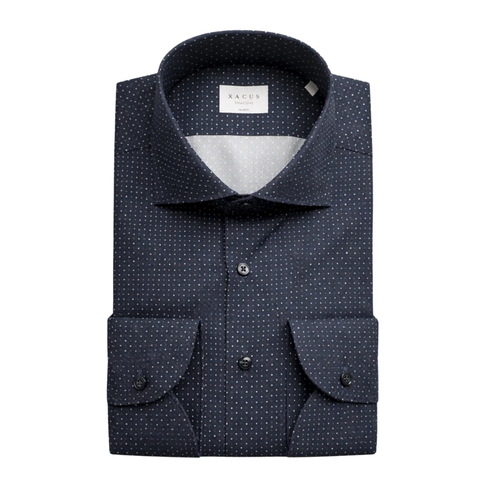 Xacus Blue Tailor Fit Shirt - Male - Formal Shirts - Xl - Shirts