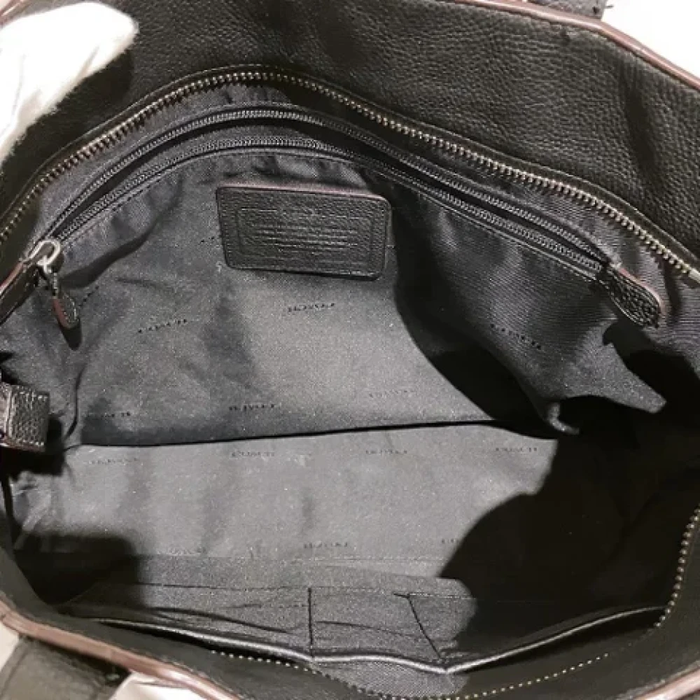 Coach Pre-owned Leather shoulder-bags Black Dames