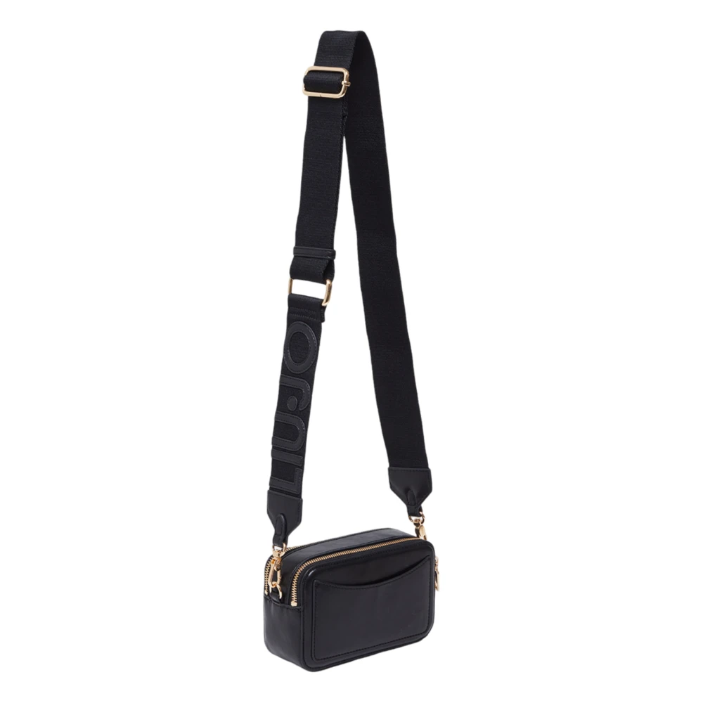 Liu Jo Zwarte Schoudertas met Logo Black Dames
