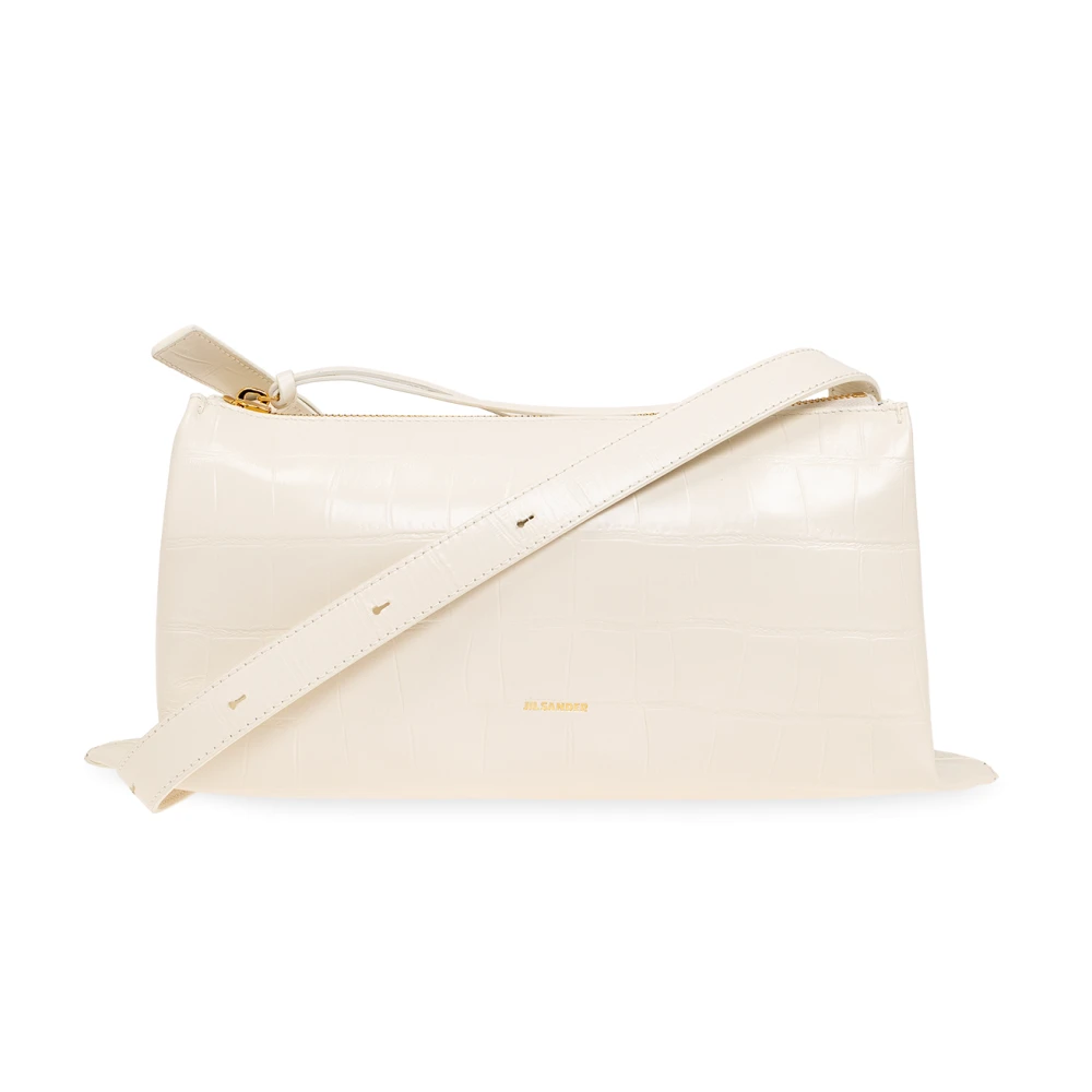 Jil Sander Women's Beige Cross Body Bags, One Size, Shoulder Bag With Logo
