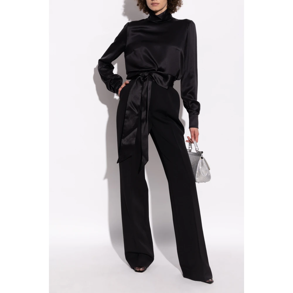 Dolce & Gabbana Wollen broek Black Dames