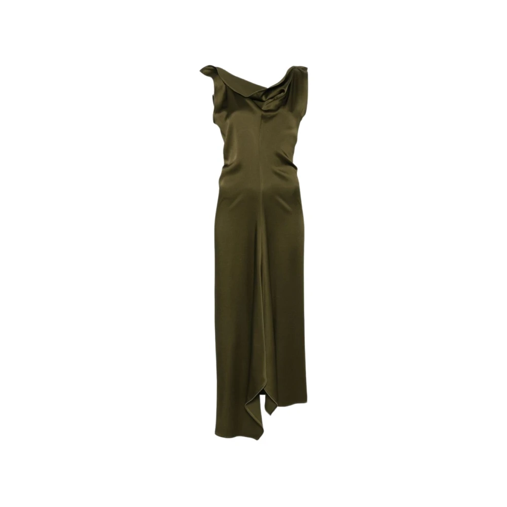 Victoria Beckham Dresses - Female - Midi Dresses - Green - S - Dresses