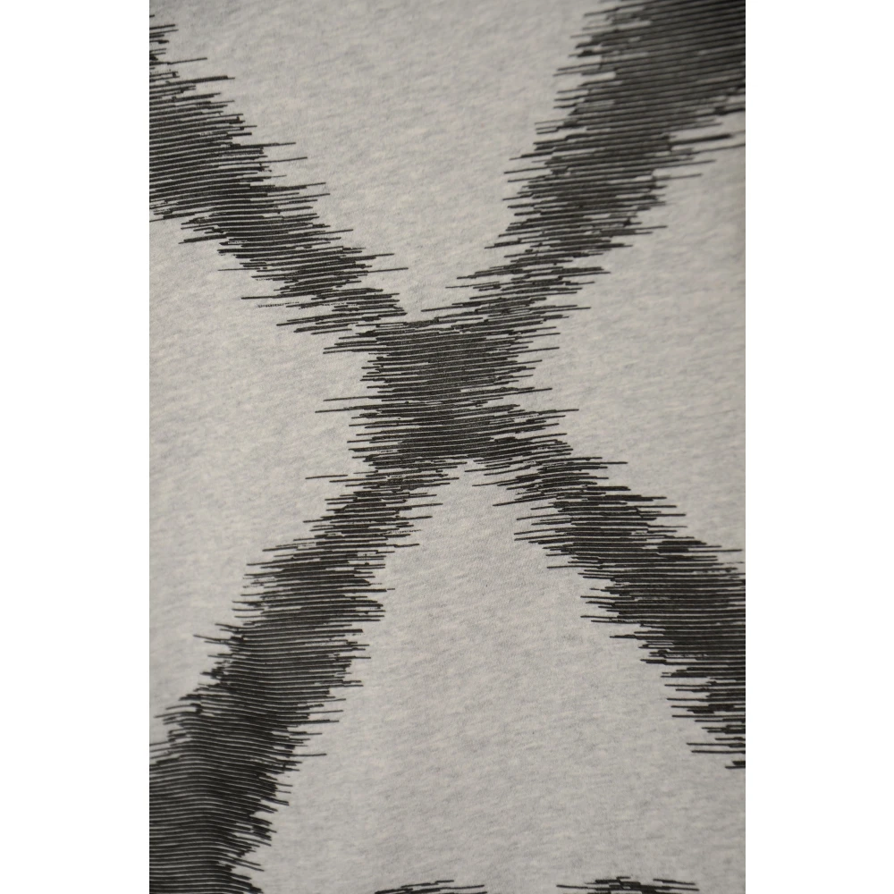 Off White Pijl Slim Tee Licht Grijs Gray Heren