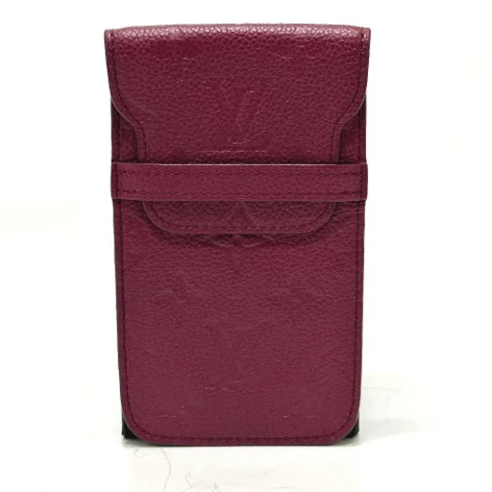 Louis Vuitton Vintage Pre-owned Fabric home-office Pink Dames