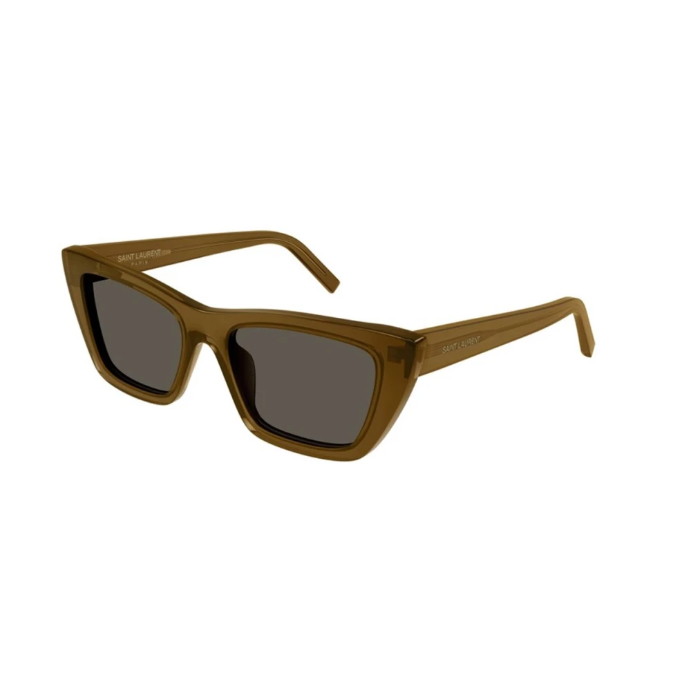 Saint Laurent Unisex Brown Sunglasses, 55 Mm, Authentic Mica Glasses With Premium Quality