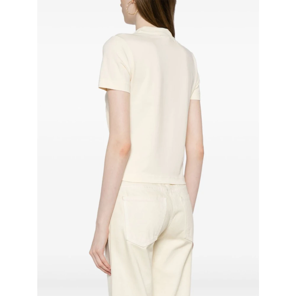 Jacquemus Beige T-shirts en Polos Beige Dames