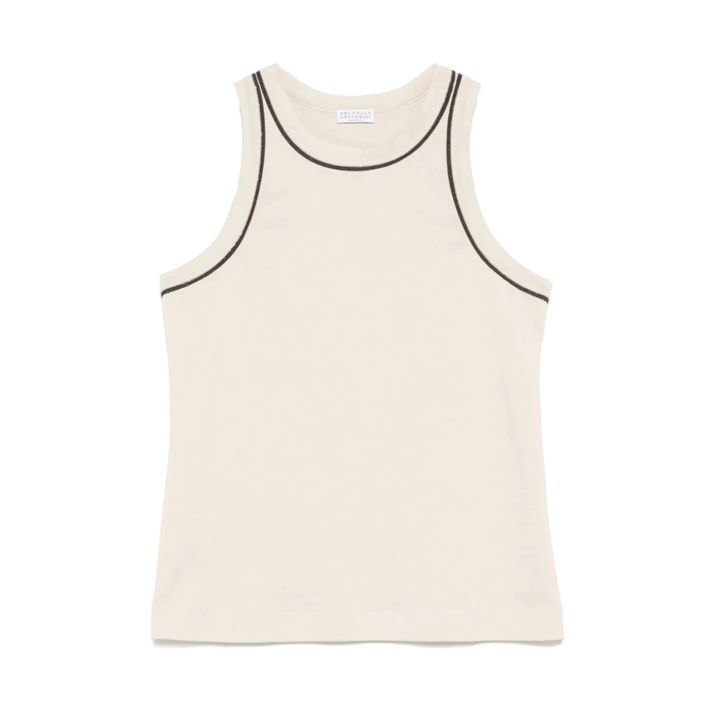 Tops > Sleeveless Tops - - Brunello Cucinelli - Modalova