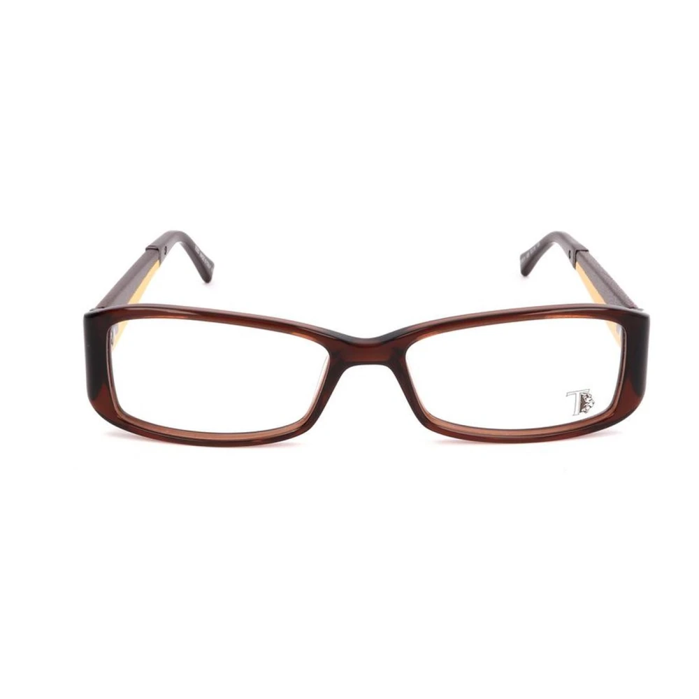 TOD'S Bicolor Acetaat montuur met Havana wijzerplaat Brown Dames