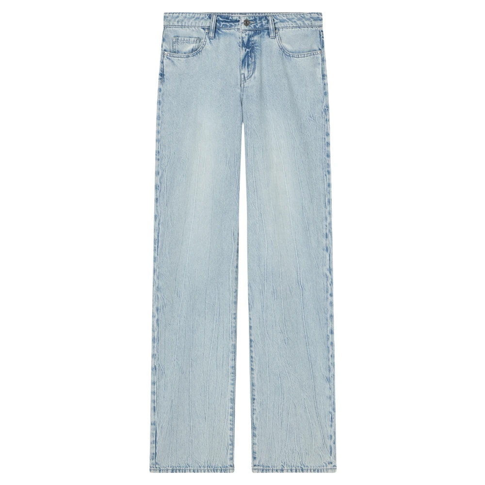 Armani Exchange Women's Blue Loose Fit Jeans, W27 L32, Weite Jeans