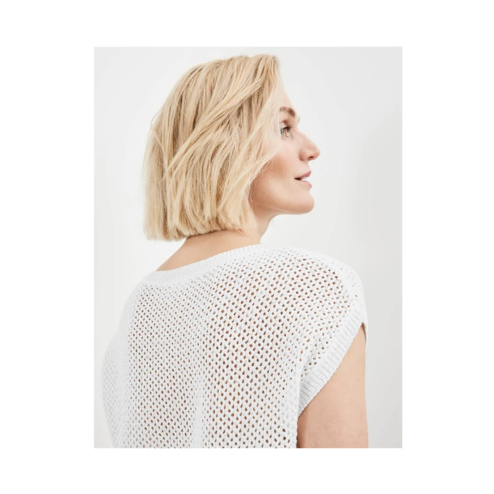 Gerry Weber Stijlvolle Pullover Sweater White Dames