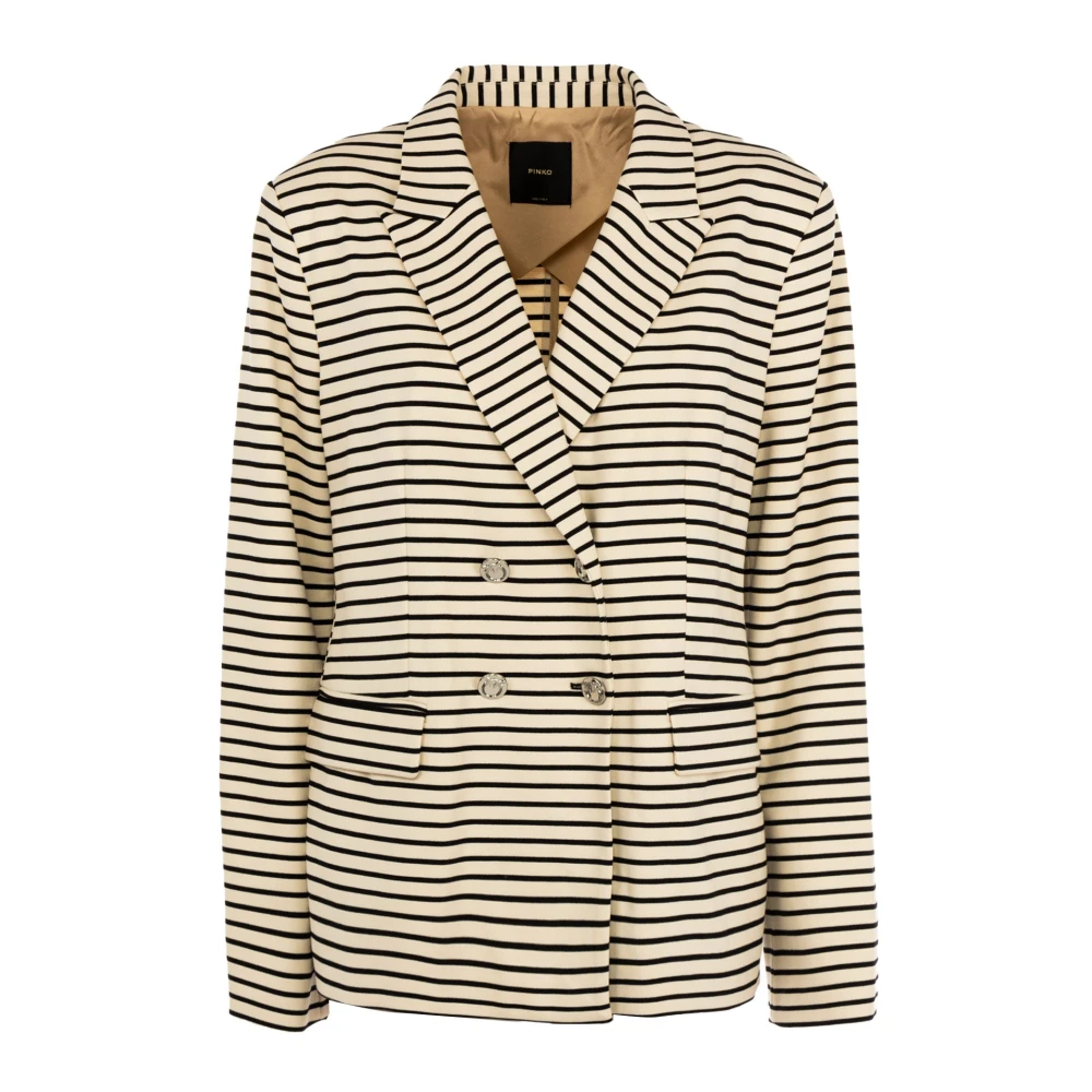 Pinko Dames Gestreepte Blazer Outlet Prijs Multicolor Dames