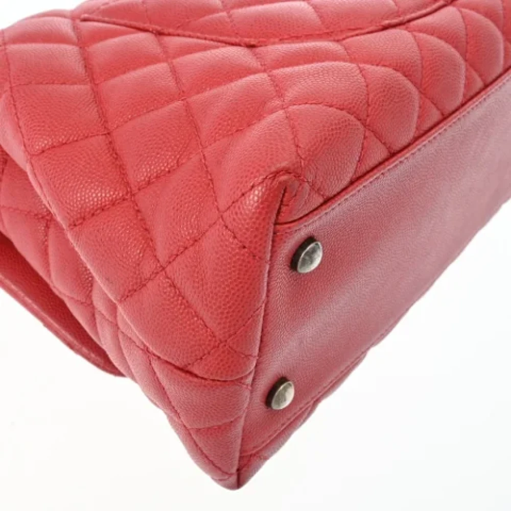 Chanel Vintage Pre-owned Fabric handbags Red Dames