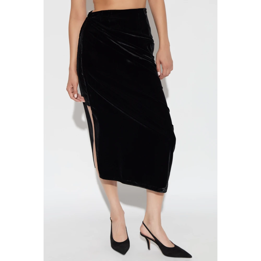 ETRO Fluwelen rok Black Dames