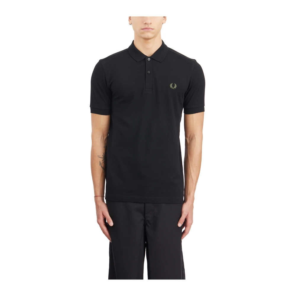 Comme des Garçons Polo Shirt Samenwerking Fred Perry Black Heren