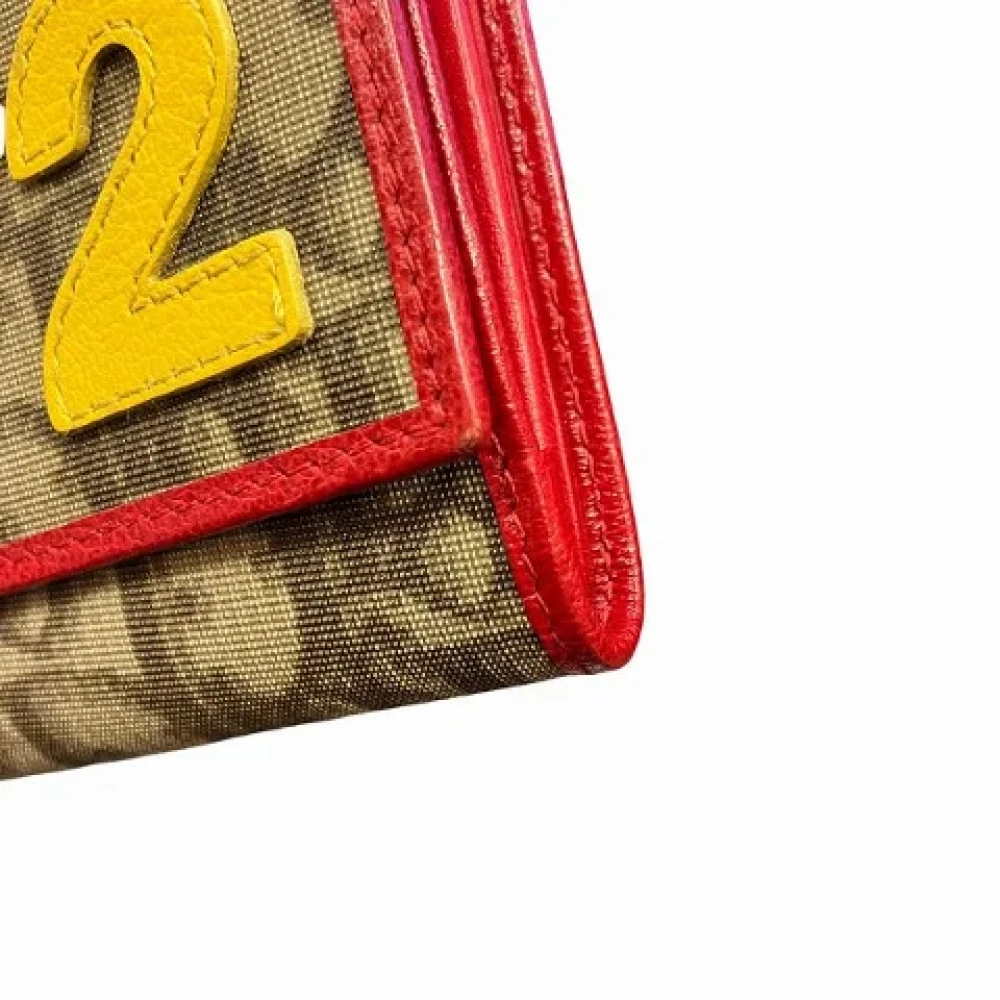 Dior Vintage Pre-owned Canvas wallets Brown Dames