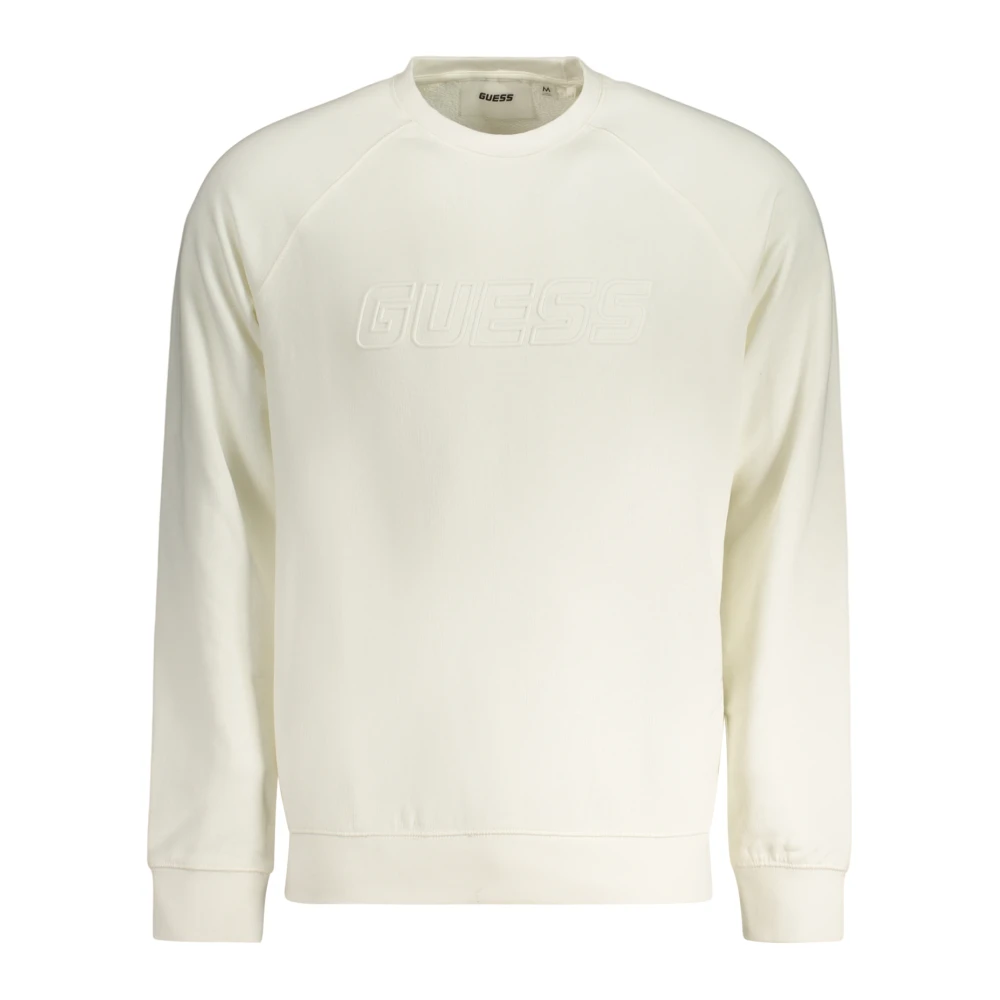 Guess , Sweatshirts, Male, White, M, Aldwin Long-Sleeved Sweatshirt