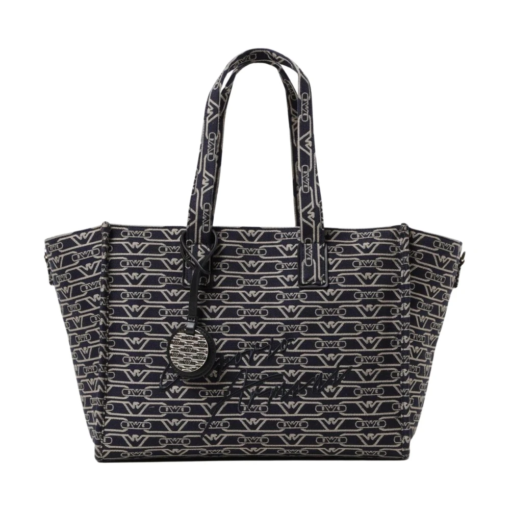 Emporio Armani Women's Multicolor Monogram Tote Bag - Shopping Bags - One Size - Bags