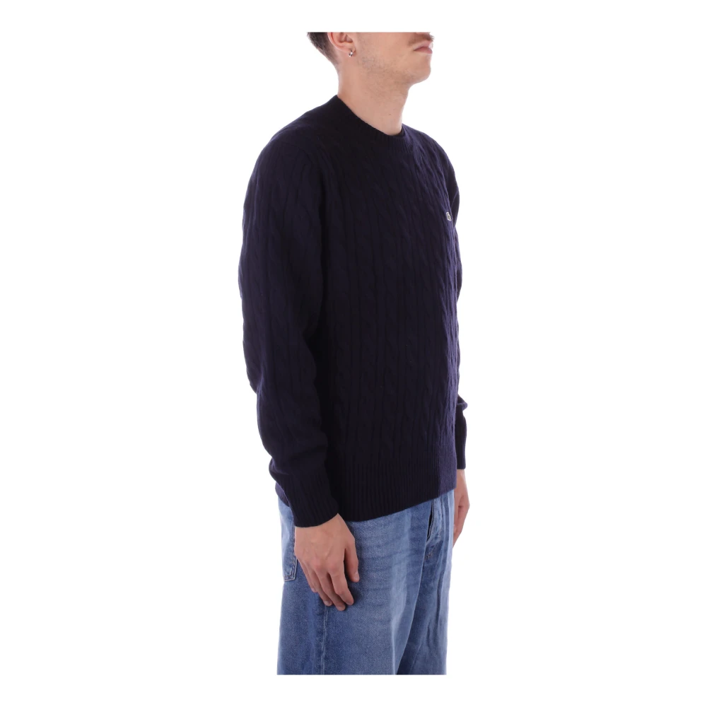 Lacoste Blauwe Logo Sweater Regular Fit Blue Heren