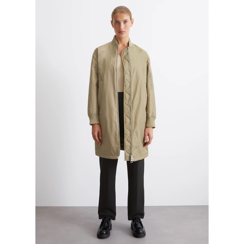Marc O'Polo Reguliere lange blouson Brown Dames