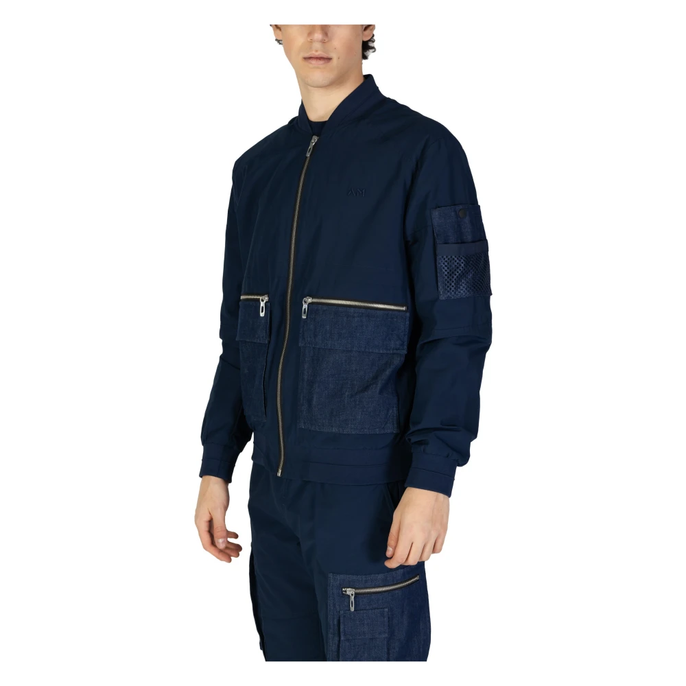 Antony Morato Blauwe Ritsjas Lente Zomer Effen Blue Heren