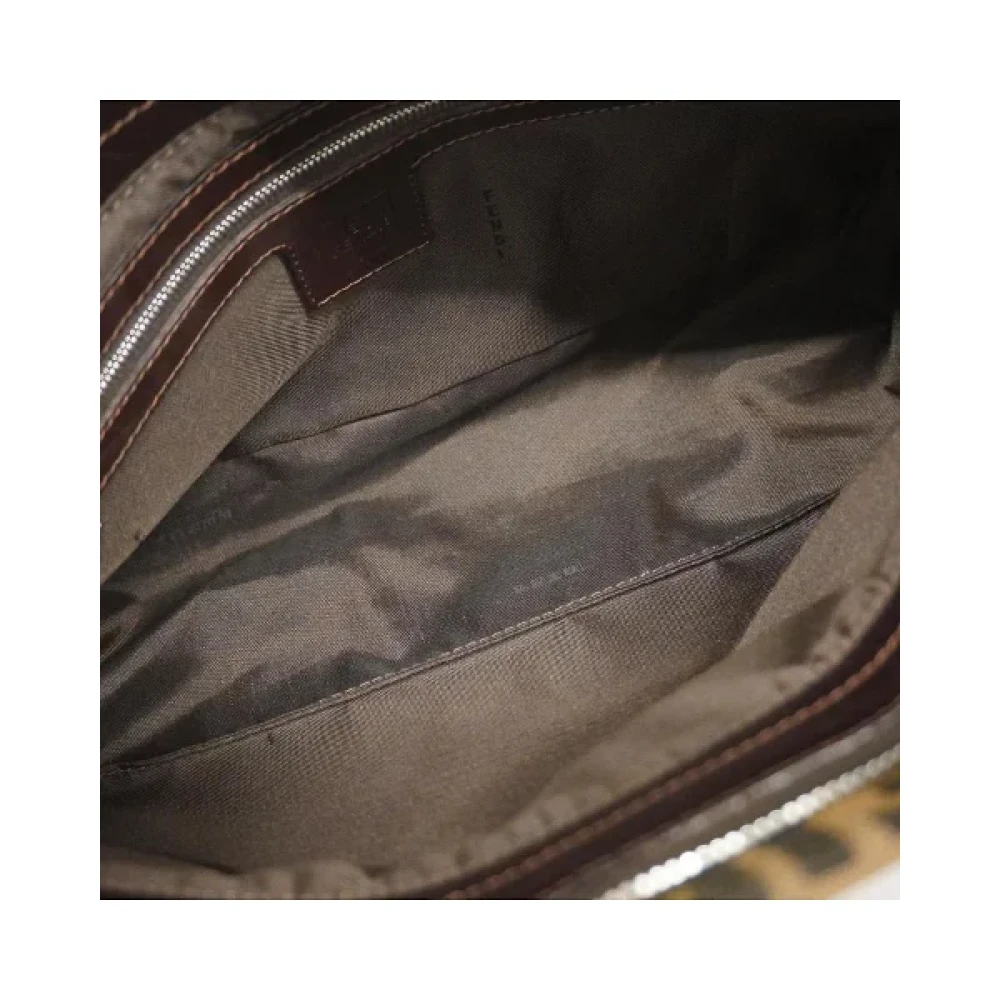 Fendi Vintage Pre-owned Fabric fendi-bags Brown Dames