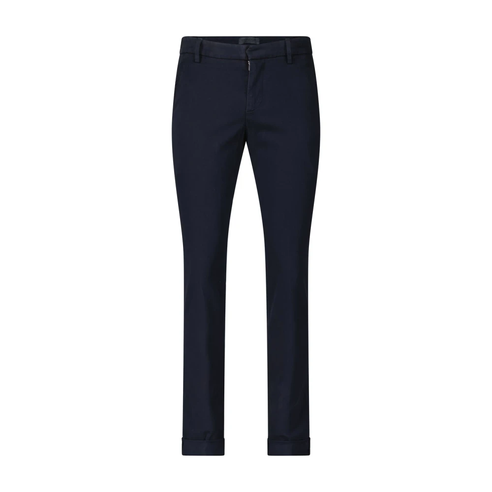 Dondup Klassieke Chino Broek met Zakken Blue Heren