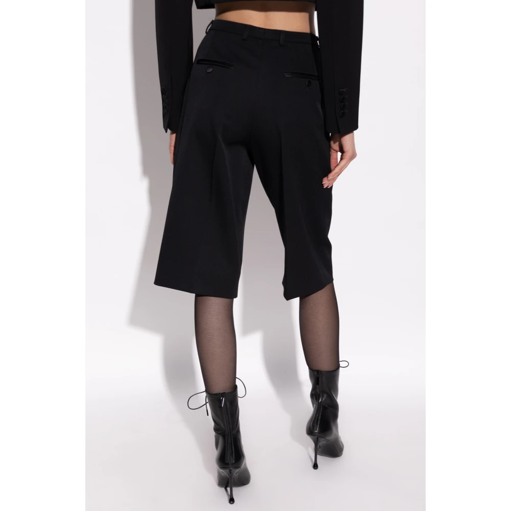 Dolce & Gabbana Wollen bermuda shorts Black Dames