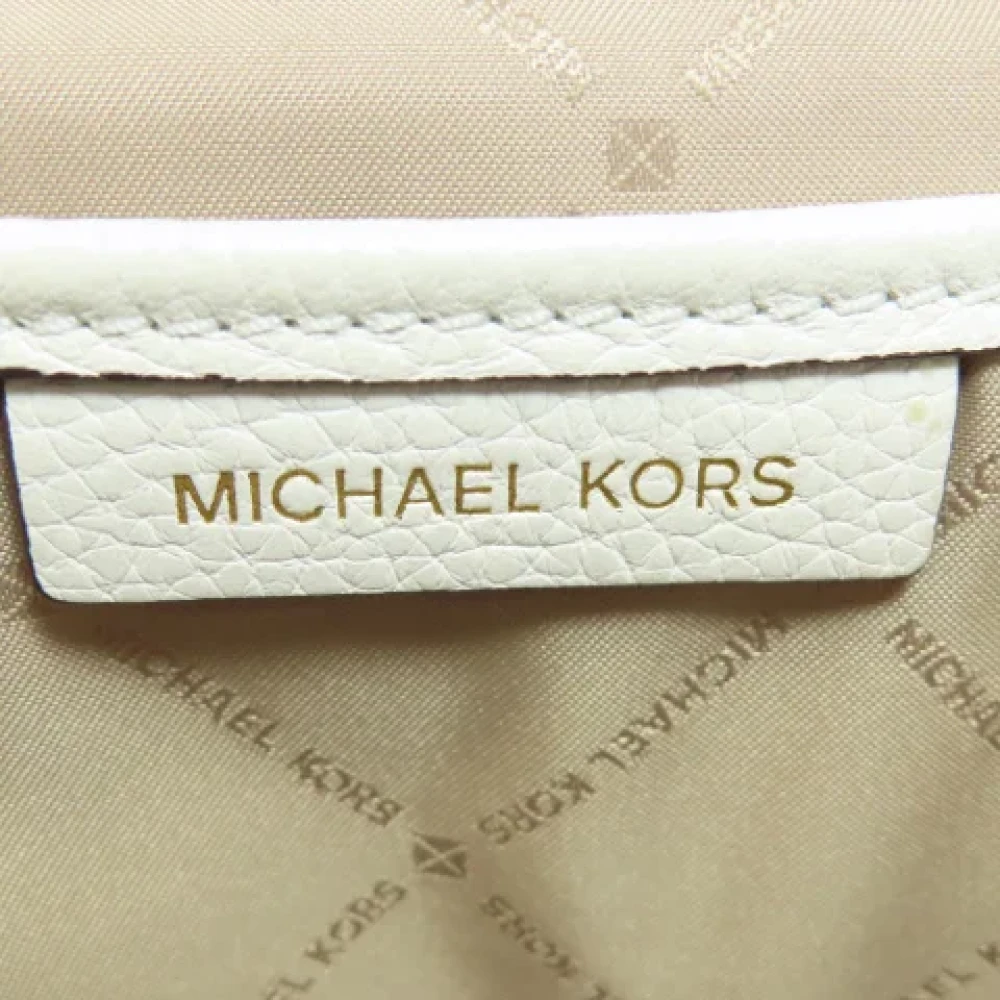 Michael Kors Pre-owned Canvas backpacks White Dames