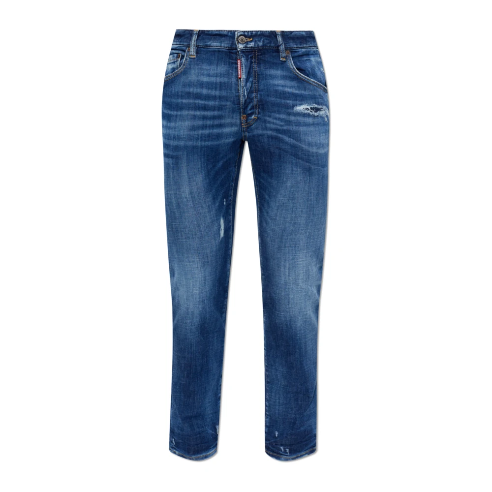 Dsquared2 Men's Blue Slim Fit Jeans, M, Skater Jeans
