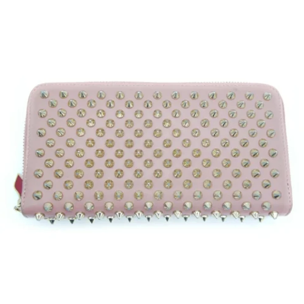 Christian Louboutin Pre-owned Leather wallets Pink Dames