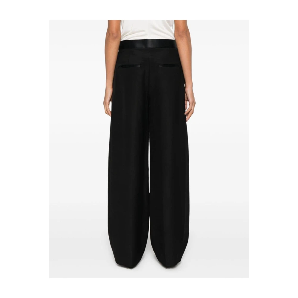Khaite Zwarte Marine Pant Broek Black Dames