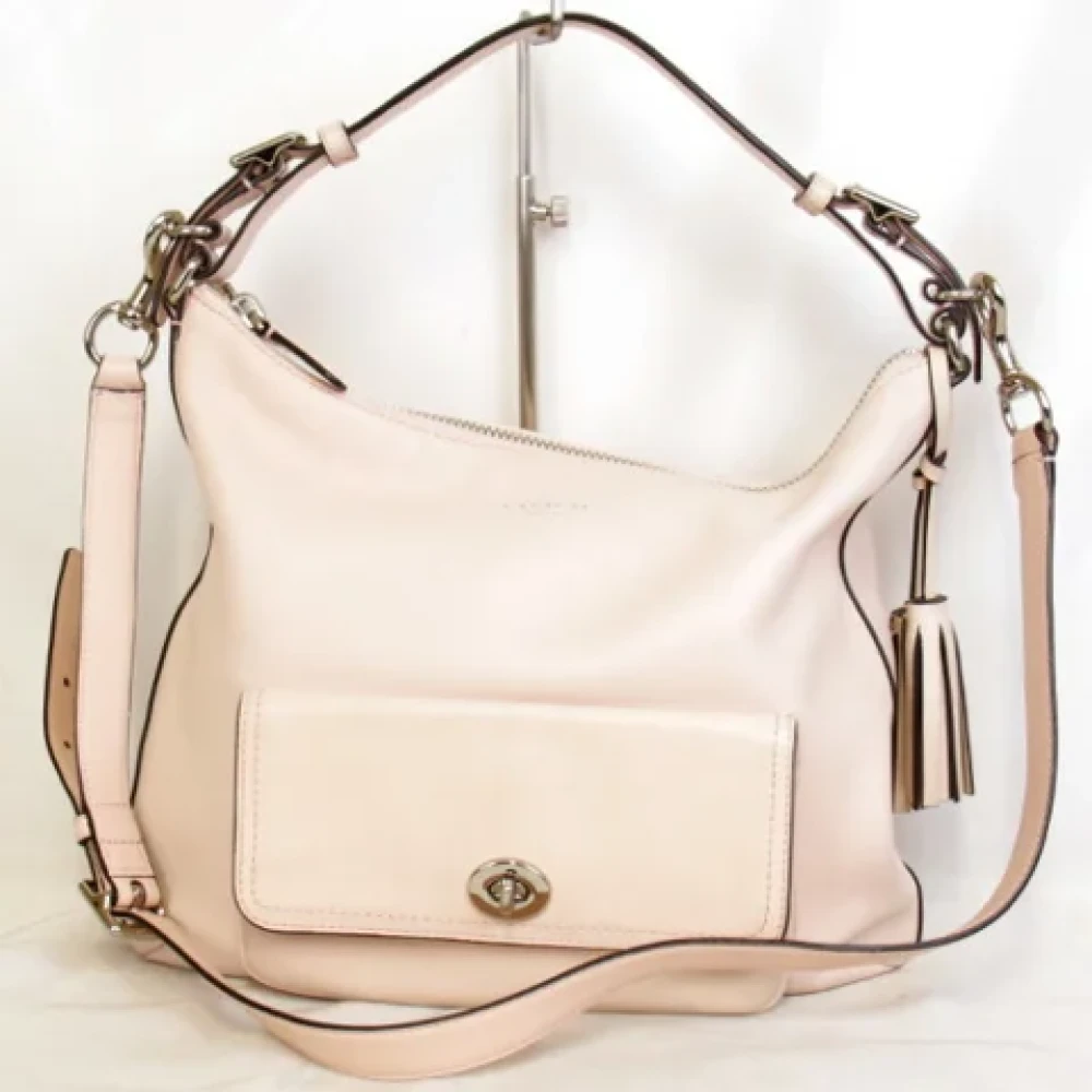 Coach Pre-owned Fabric shoulder-bags Pink Dames