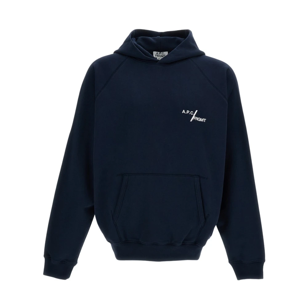 A.p.c. Men's Blue Hoodies, M, Hoodie X Fragt