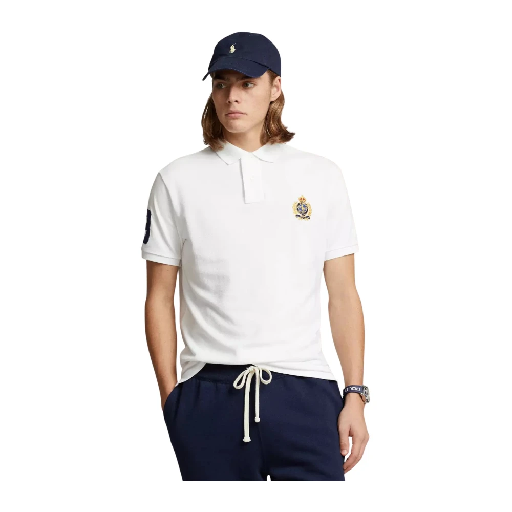 Polo Ralph Lauren Casual Wit Kortemouw Poloshirt White Heren