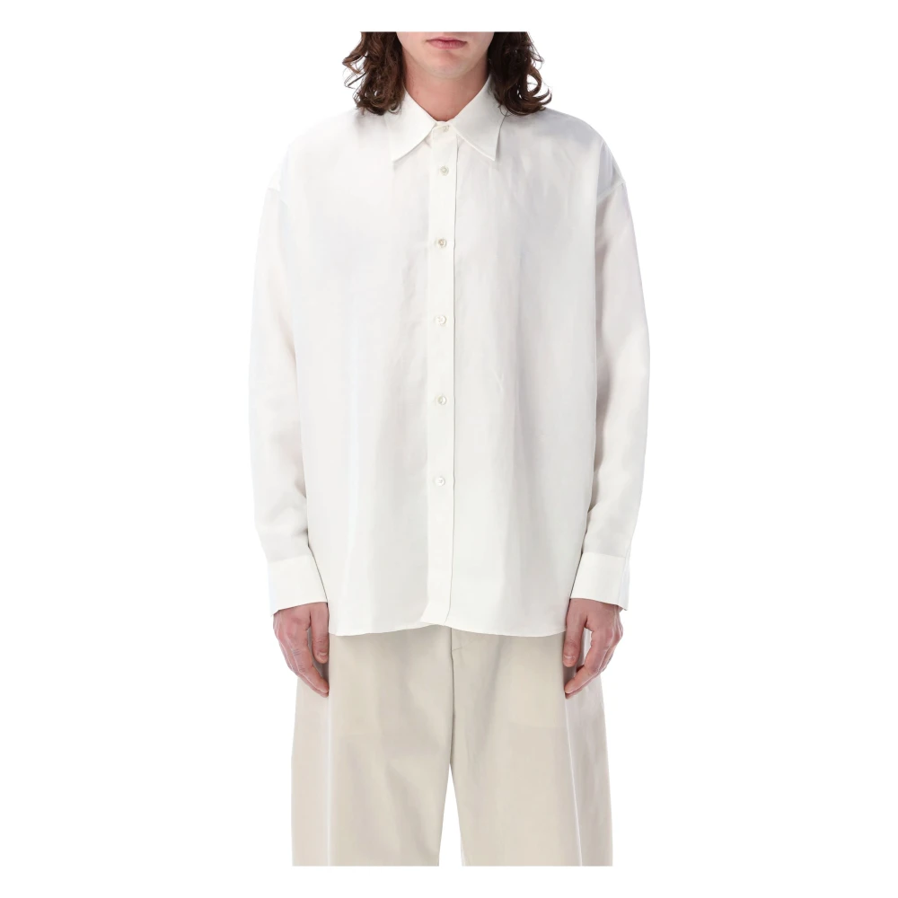 Studio Nicholson Shirts White Heren