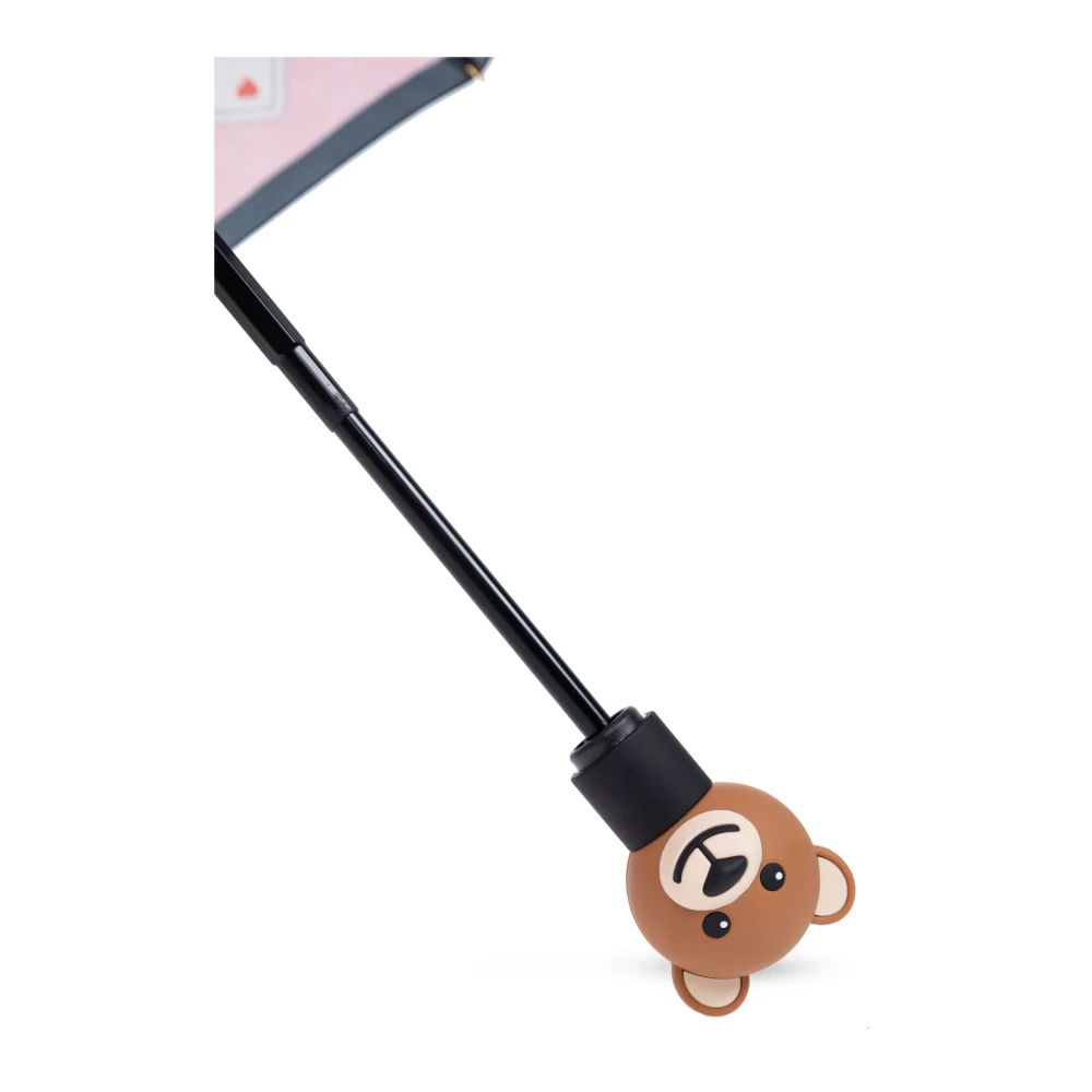 Moschino Paraplu met logo Pink Unisex
