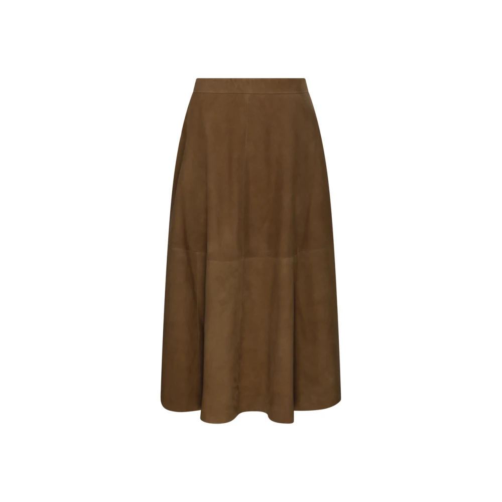 Róhe Licht Khaki Rok Beige Dames