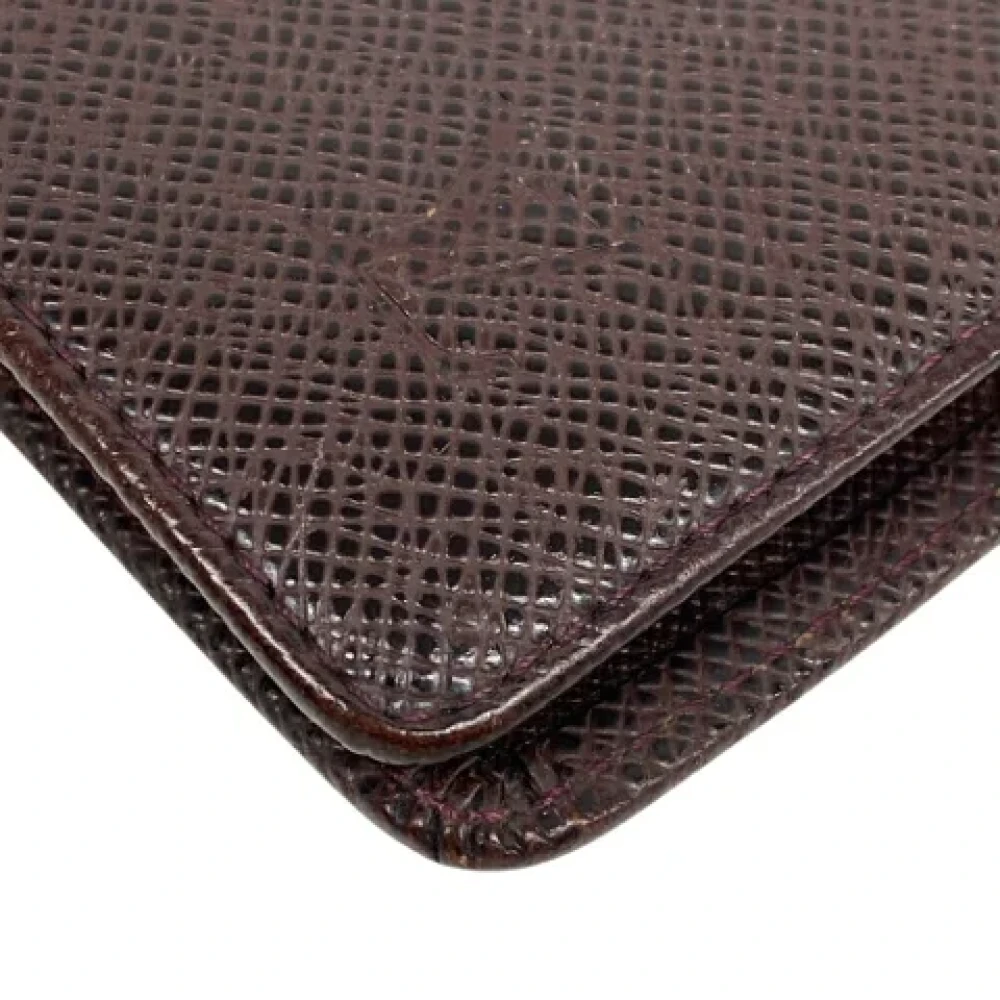 Louis Vuitton Vintage Pre-owned Leather home-office Brown Dames