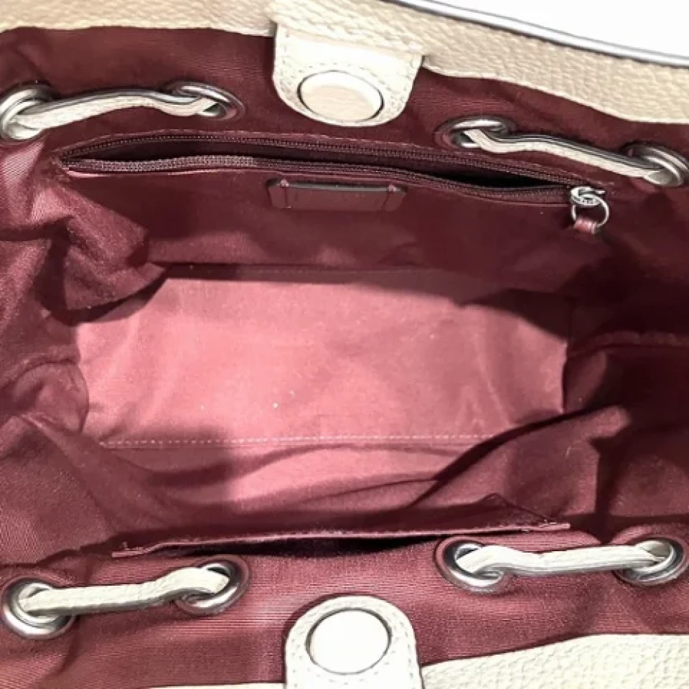 Coach Pre-owned Fabric handbags Beige Dames