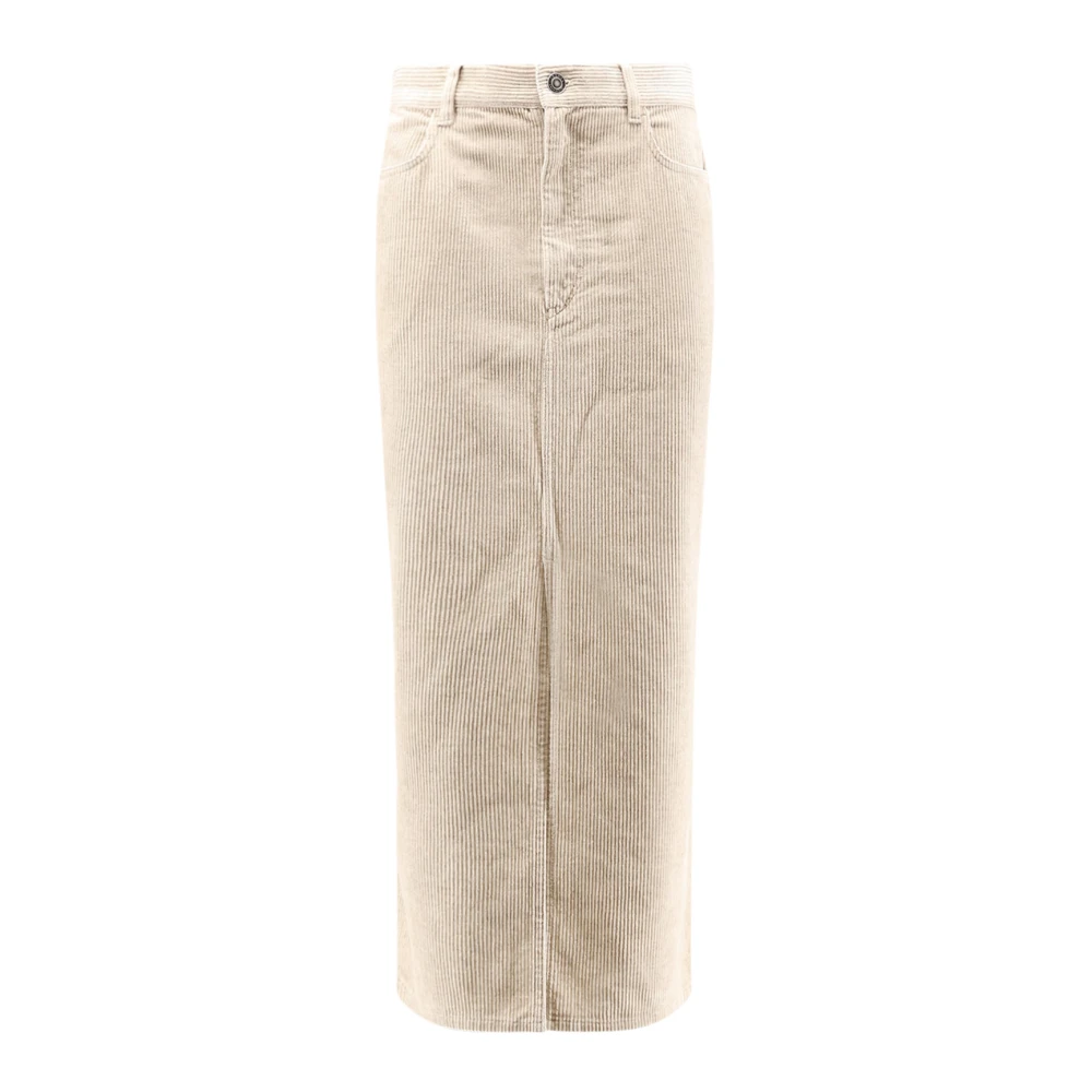 Marant Étoile Beige Midi Skirts, Female, M, Midi Skirt