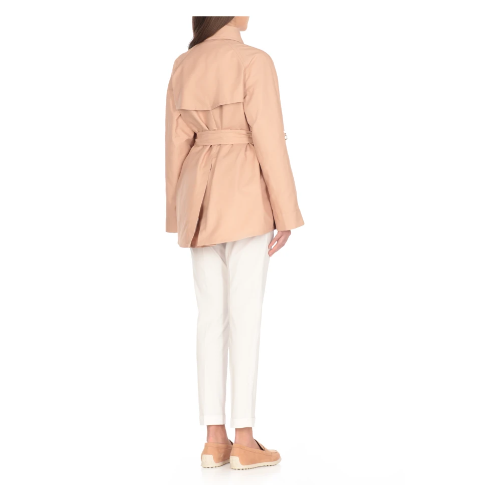 Fay Roze dubbelrijige trenchcoat Pink Dames