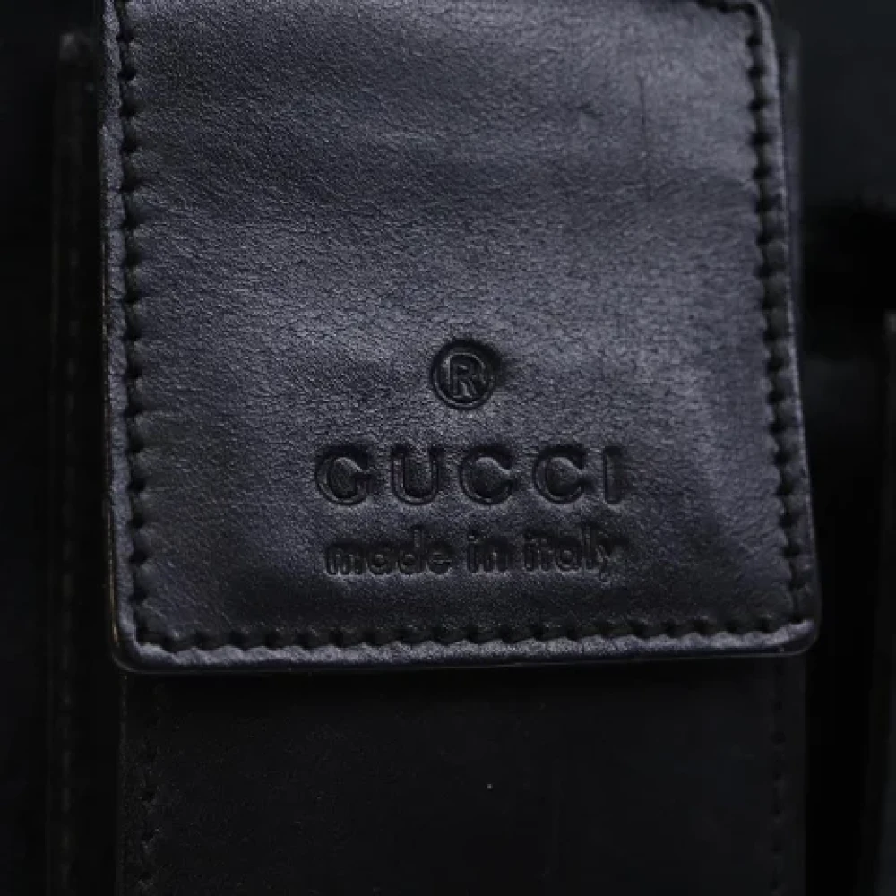 Gucci Vintage Pre-owned Canvas clutches Black Dames