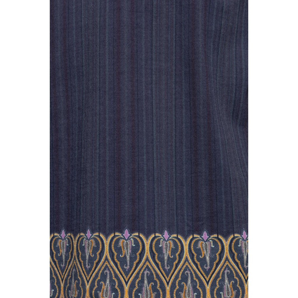 ETRO Gestreepte polo Blue Heren