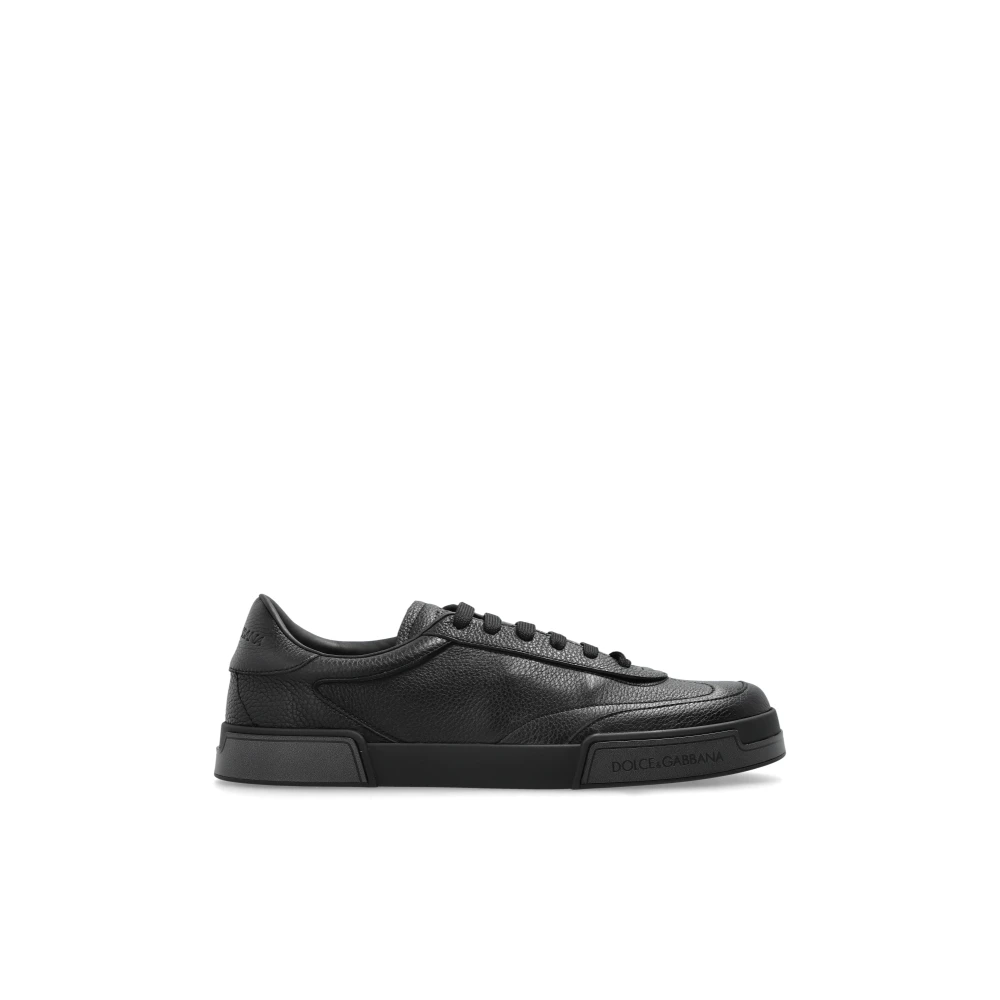 Dolce & Gabbana Men's Black Sneakers, 6 Uk, Portofino Yacht Trainers