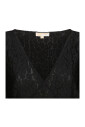 black-lace-short-dress-v-neck