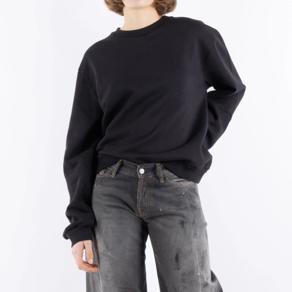 Acne Studios Zwart Katoenen Jumpsuit Black Dames